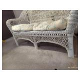 Wicker Bench/Loveseat