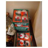 Vintage Christmas Lot - Shiny Bright Ornaments, Candles, Etc