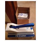 Silent Knight Pill Crusher + Box of Pouches