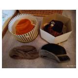 (4) Vintage Hats - (2) With Boxes