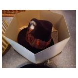 (4) Vintage Hats - (2) With Boxes