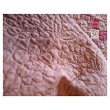 Twin Bed w/ Handmade Quilt
