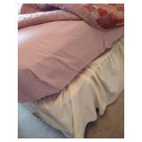Twin Bed w/ Handmade Quilt
