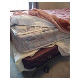 Twin Bed w/ Handmade Quilt