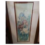 Picture Lot - Flower Prints, Stencils, Etc