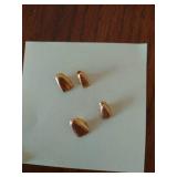 (4) Unused 22 Carat Gold Tooth Caps/Crowns