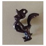 Small Silver Rooster Pendant