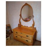 Gorgeous Antique Dresser & Mirror