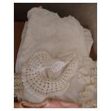 Vintage Handmade Collars, Baby Items, Lace, Etc