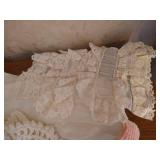Vintage Handmade Collars, Baby Items, Lace, Etc