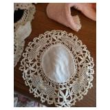 Vintage Handmade Collars, Baby Items, Lace, Etc