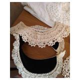 Vintage Handmade Collars, Baby Items, Lace, Etc