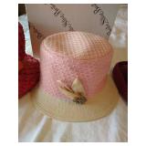 (3) Vintage Ladies Hats