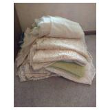 Vintage Lot of Table Lace and Lace Curtains