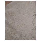 Vintage Lot of Table Lace and Lace Curtains