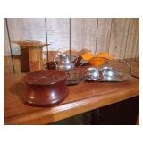 Miscellaneous Lot - Metal, Wood, Wicker Items