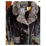 (2) Vintage Imitation Fur Coats