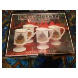 Pfaltzgraff Christmas Heritage Dishes - (2) Pedestal Mug Sets