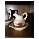 Wash Bowl & Pitchers