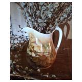 Pottery Dish w/Lid , Ash Tray, Pitcher