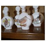 1969 Editions 1-8 Field Birds Decanters