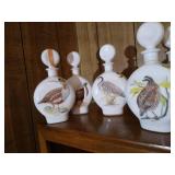 1969 Editions 1-8 Field Birds Decanters