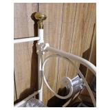 Metal Daybed w/Pillows & Mattress