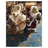 Two Christmas Bears 24" High