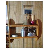 Shelf w/Vintage Decor