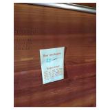 Lane Cedar Chest w/ Castors & Key