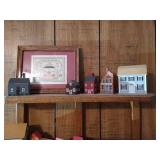 Shelf w/ House Decor