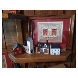 Shelf w/ House Decor