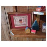 Shelf w/ House Decor