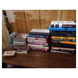 Shelf w/Books & Media