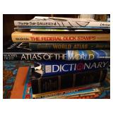 Coffee Table Books: Vintage Dictionary & Atlases, Comics, Etc