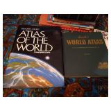 Coffee Table Books: Vintage Dictionary & Atlases, Comics, Etc