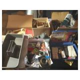 Five Misc Boxes of Hardware, Tools, Torch Kit, Etc