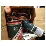 Five Misc Boxes of Hardware, Tools, Torch Kit, Etc