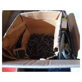 Five Misc Boxes of Hardware, Tools, Torch Kit, Etc