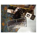 Office Lot: Bulbs, Radios, Pencil Sharpeners, Scale, Books