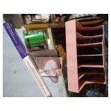 Office Lot: Bulbs, Radios, Pencil Sharpeners, Scale, Books