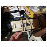 Office Lot: Bulbs, Radios, Pencil Sharpeners, Scale, Books