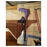 Wall of Hand Saws & Tools