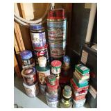 Huge Lot Nice Christmas Tins