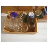 Huge Lot of Vintage Jars, Canning Jars, Rims, Etc