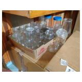 Huge Lot of Vintage Jars, Canning Jars, Rims, Etc