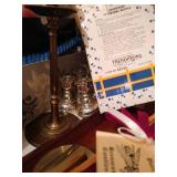 Shelf of Candles, Candle Holders, Votives, Candle Making Items