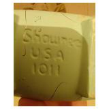 Marked Pottery Lot: Red Wing Plates, Shawnee, Haeger, Etc