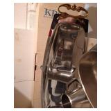 Le Creuset Fondue Melting Pot w/ Base & Stainless Pieces