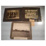 Three Antique Photographs from Early 1900s